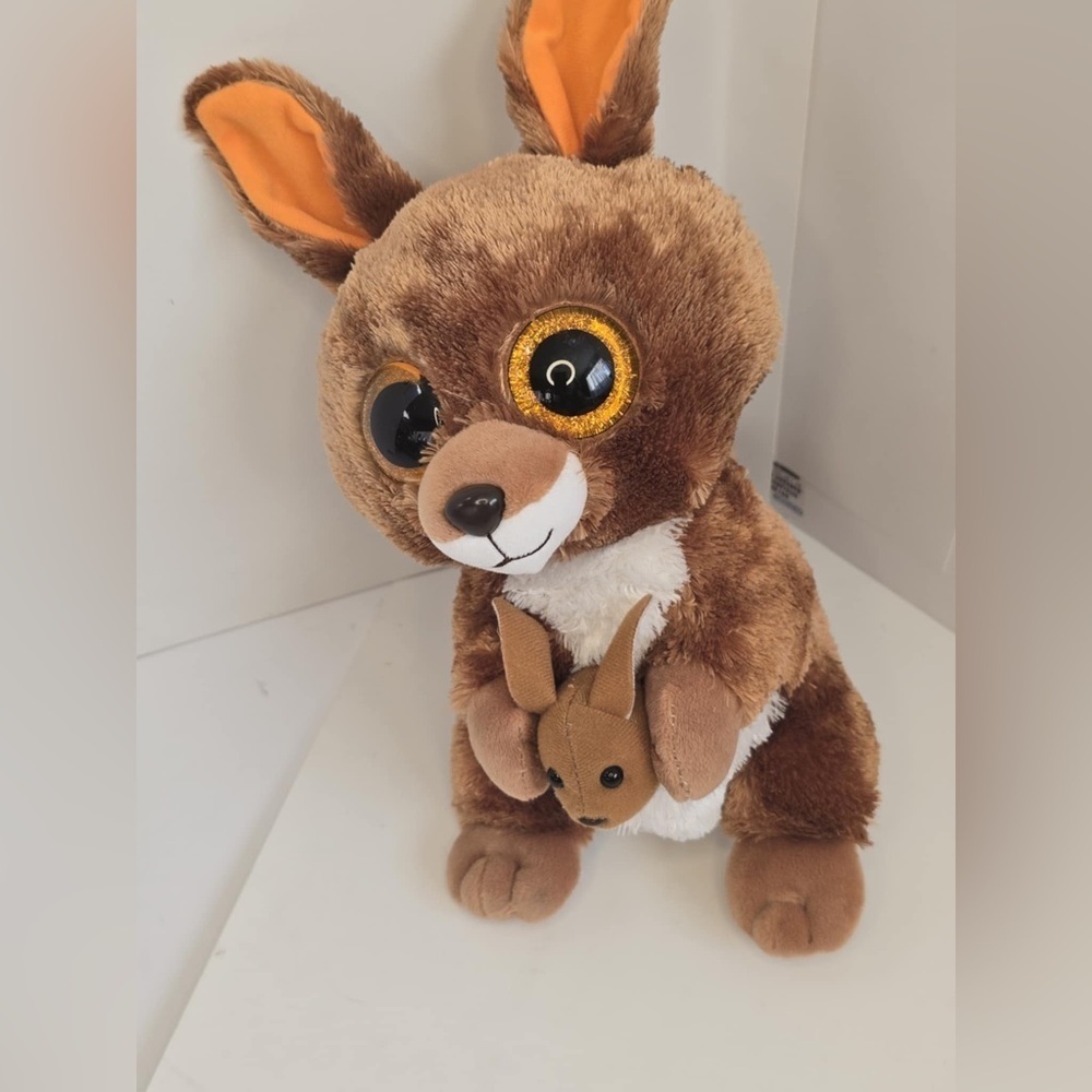 Ty Silk Beanie Boos Collection Kipper The Kangaroo 9” Stuffed Animal Toy #0310